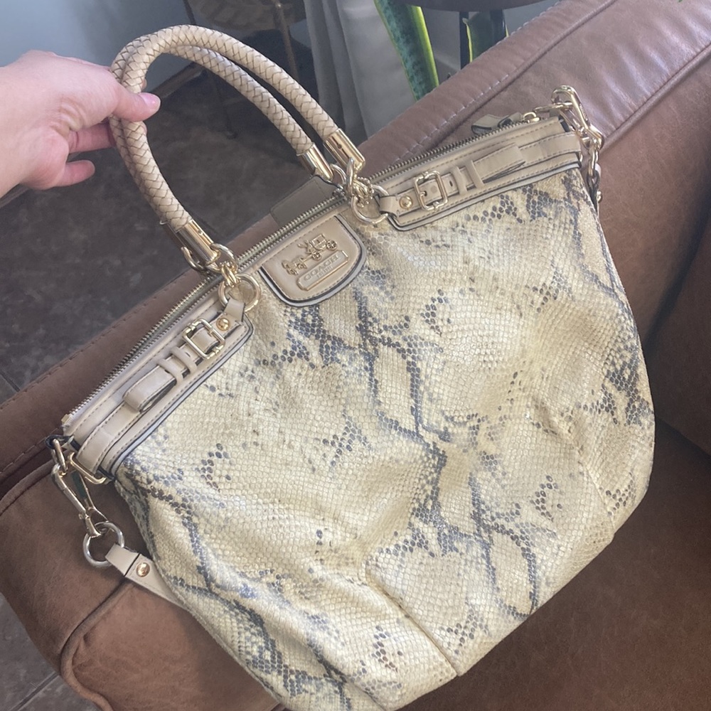 Coach Madison Python Bag - image 7